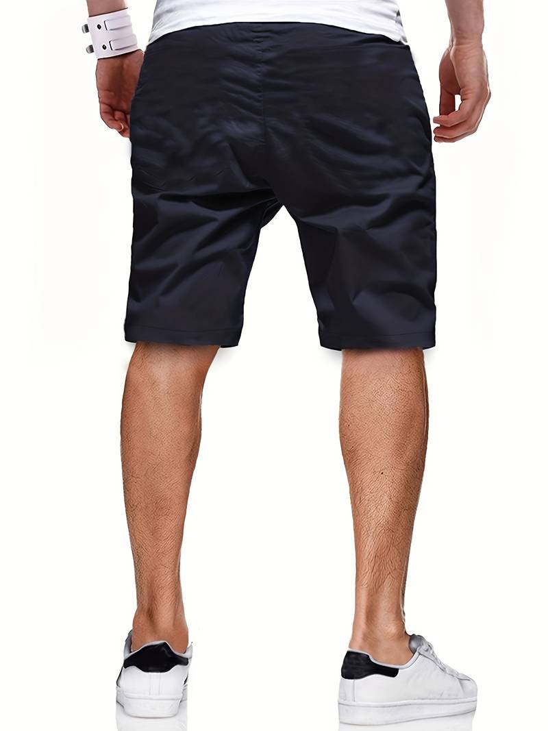 Herren Cargo Shorts mit Kordelzug