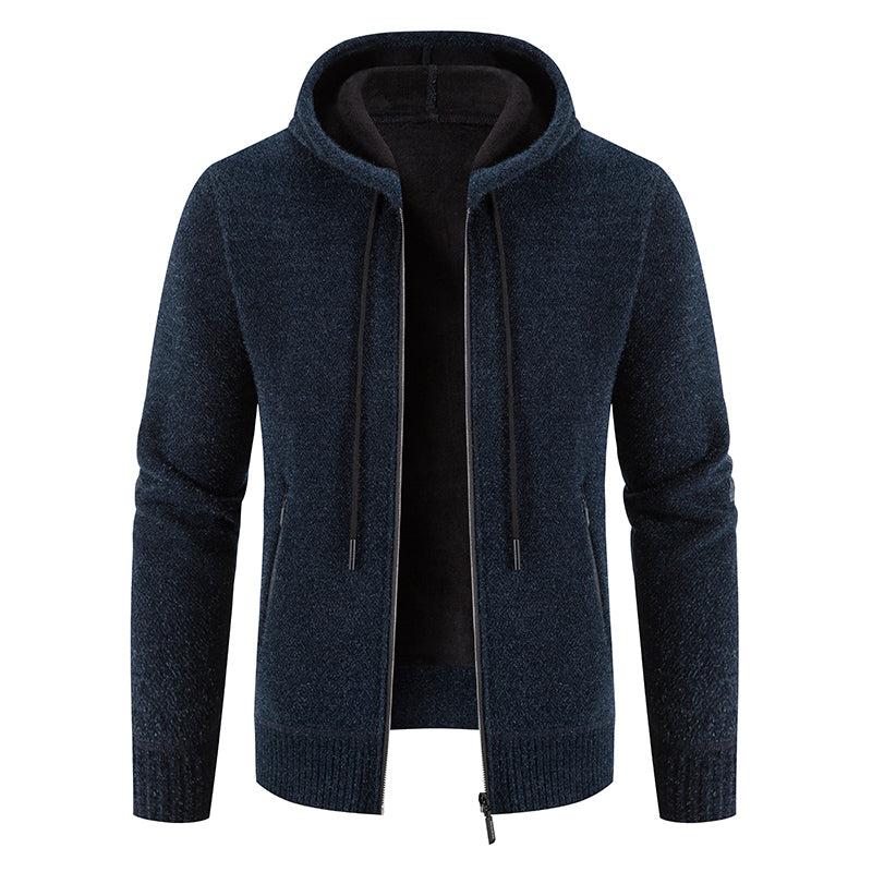 Herren warme winter reißverschlussjacke