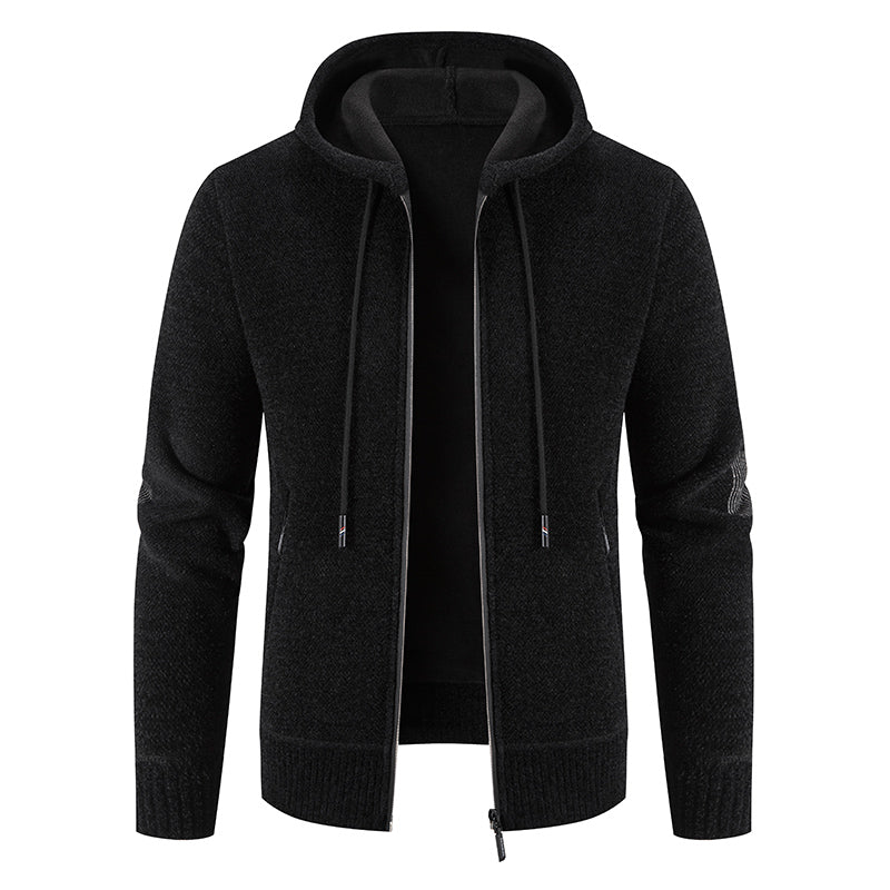 Herren warme winter reißverschlussjacke