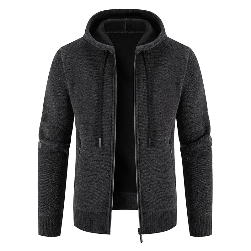 Herren warme winter reißverschlussjacke