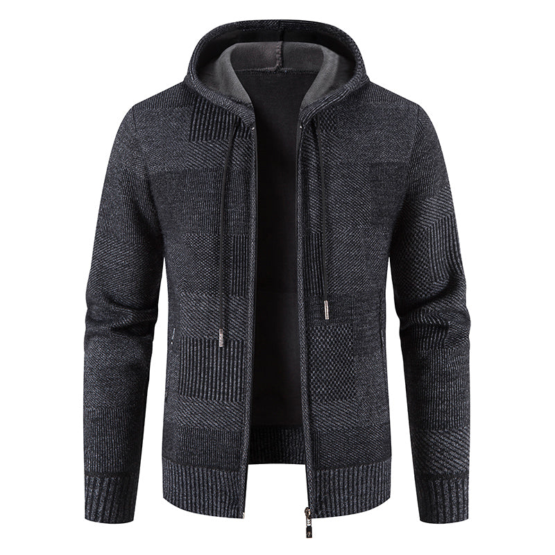 Herren warme winter reißverschlussjacke