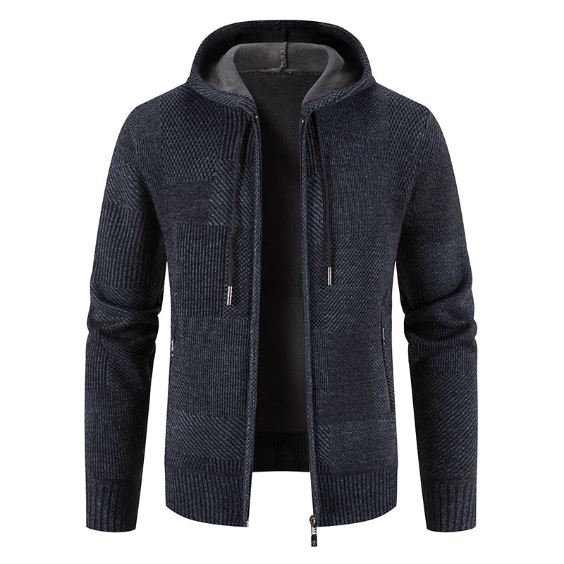 Herren warme winter reißverschlussjacke