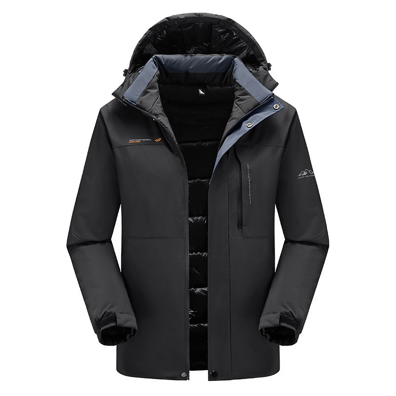 Herren Outdoor-Winterjacke mit wasserdichter Beschichtung