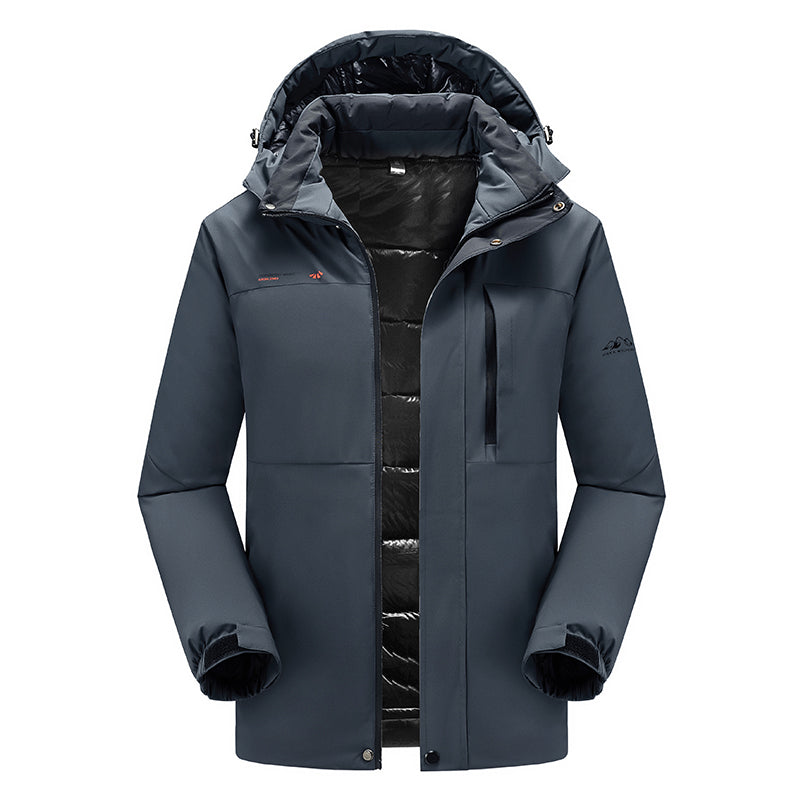 Herren Outdoor-Winterjacke mit wasserdichter Beschichtung