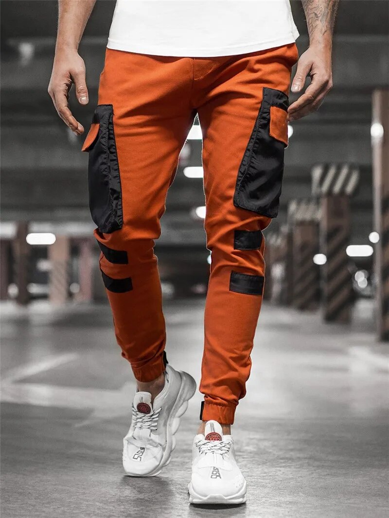 Herren cargo sportjogger