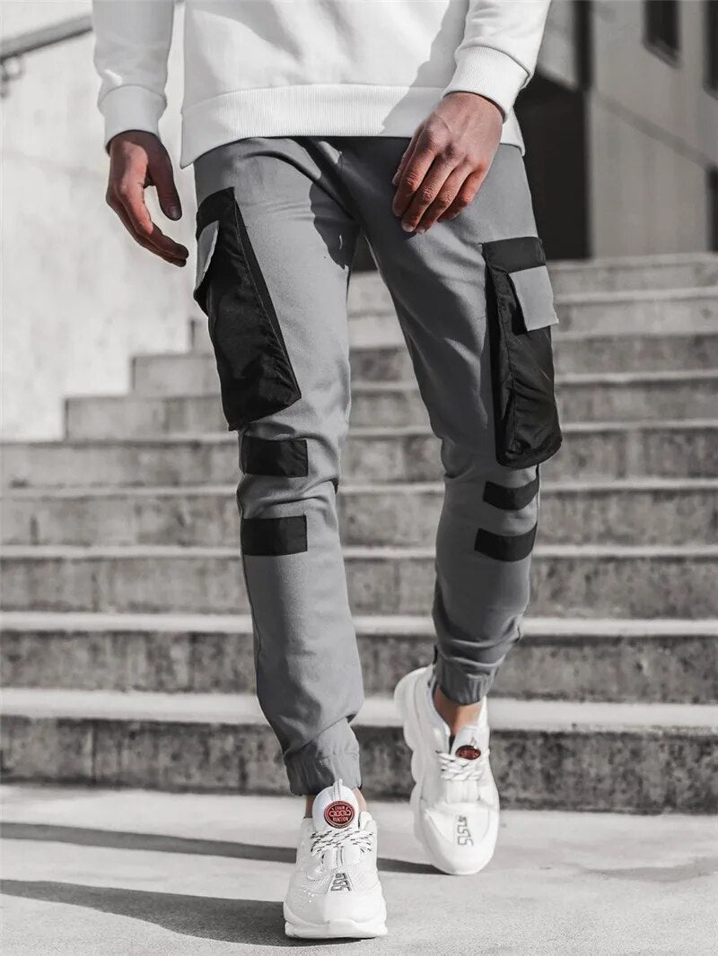 Herren cargo sportjogger