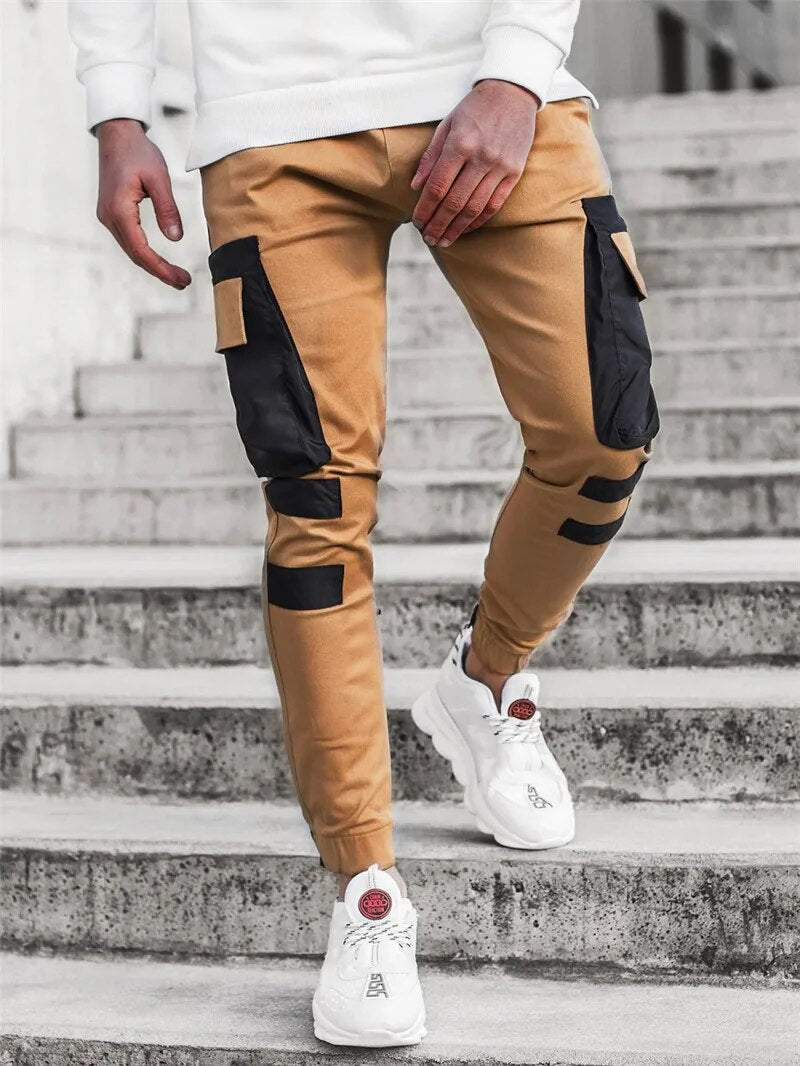 Herren cargo sportjogger