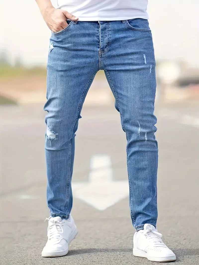 Herren Jeans mit Slim-Fit-Passform