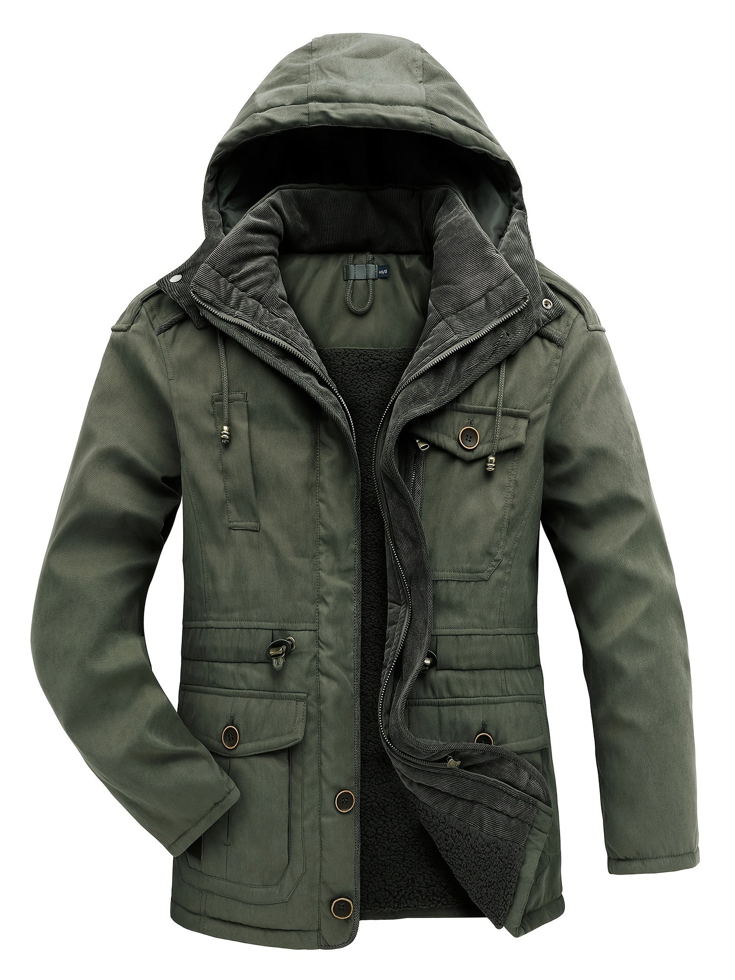 Herren Winter Parka mit Fleecefutter