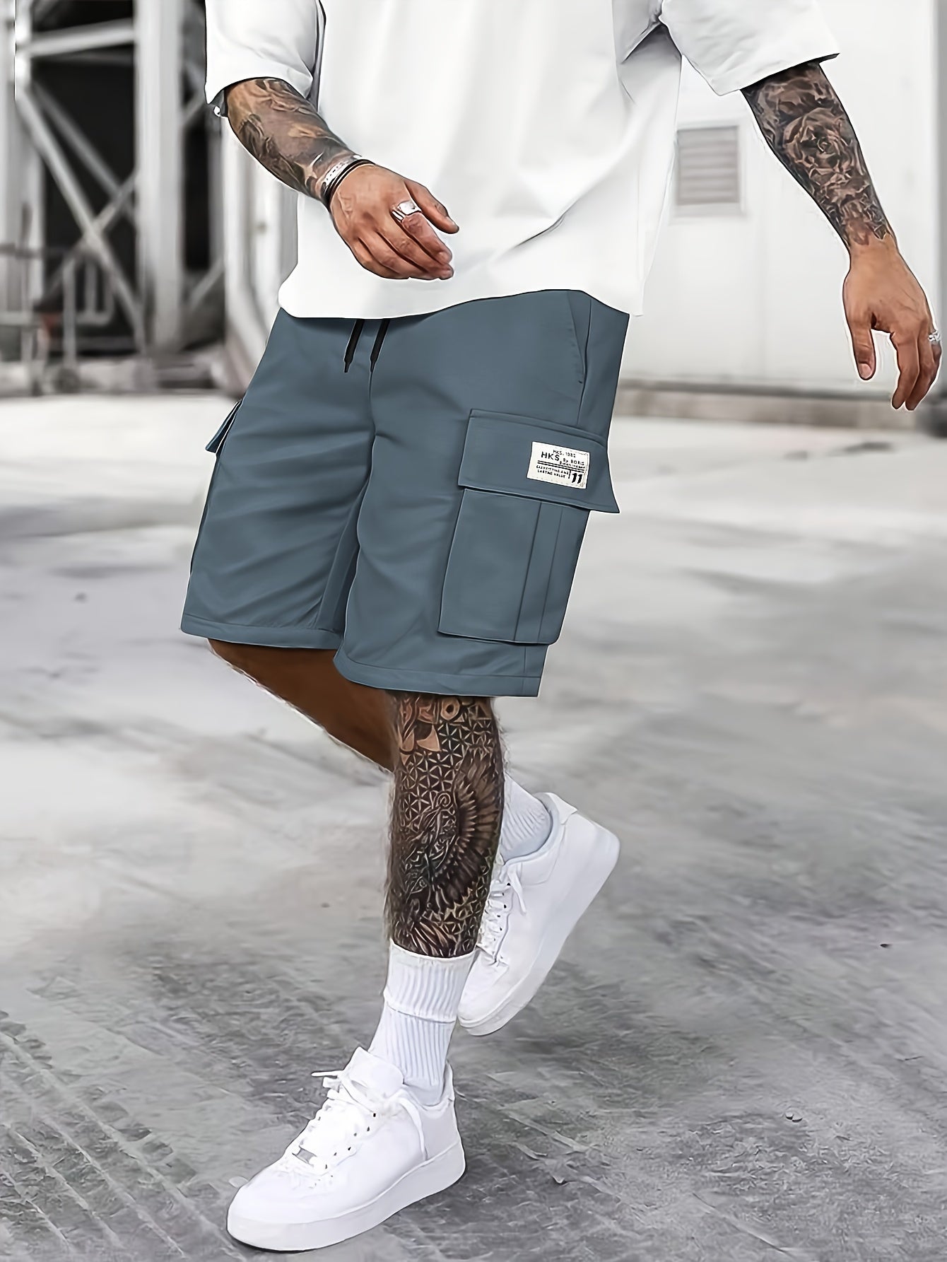 Herren Cargo Shorts mit Taschen