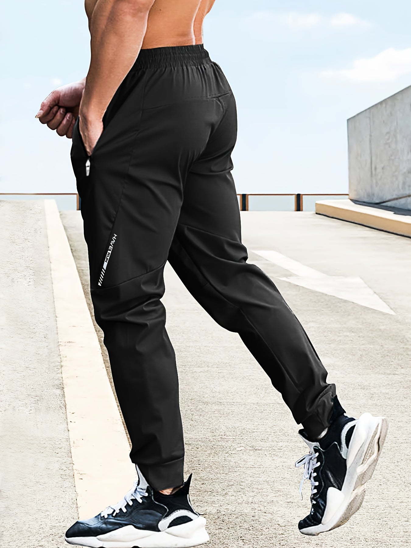 Herren jogginghose mit hohem stretch