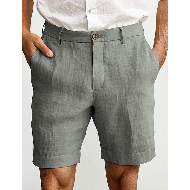 Herren Leinen-Shorts