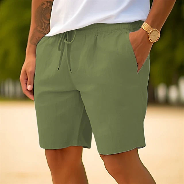 Herren Sommer Shorts mit Kordelzug