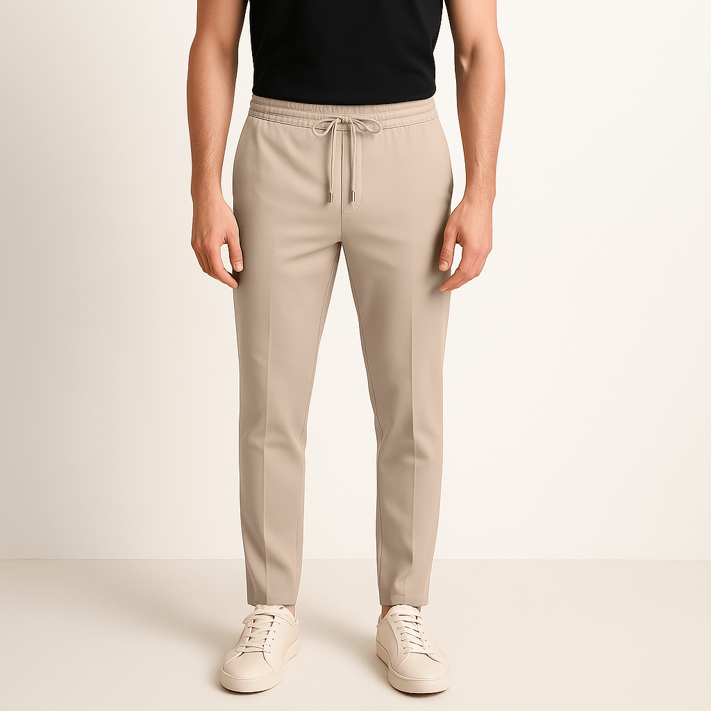 Herren Beige Smart Hose