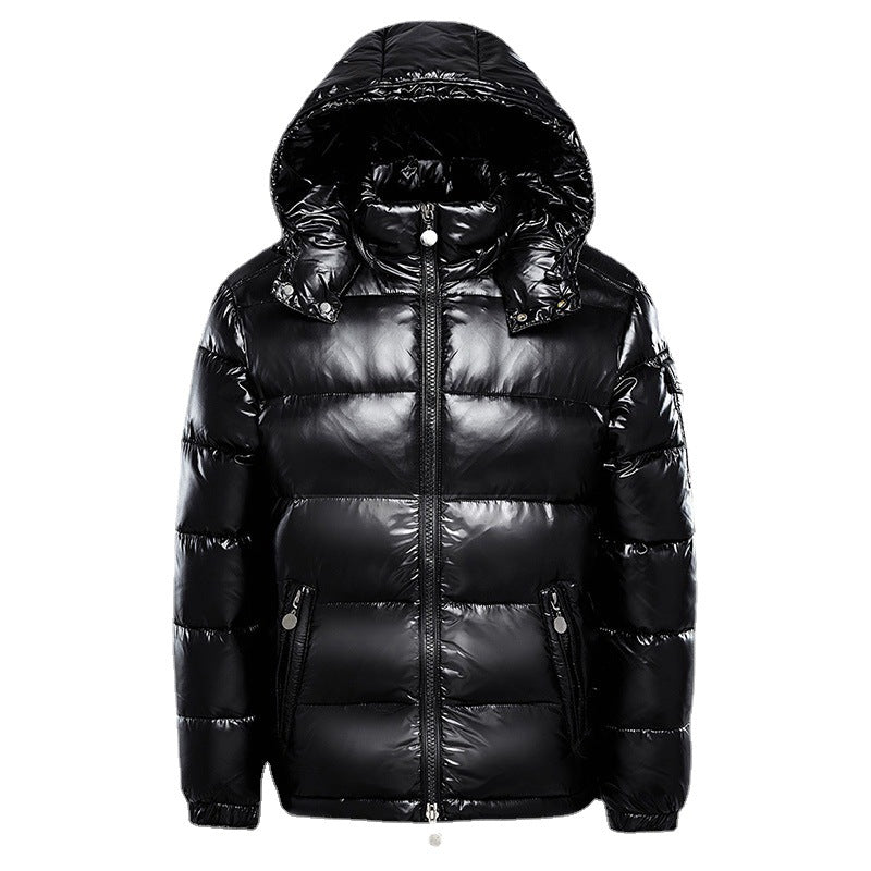 Herren winterjacke mit wasserdichtem puffer