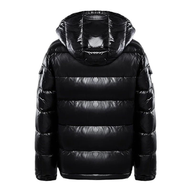 Herren winterjacke mit wasserdichtem puffer