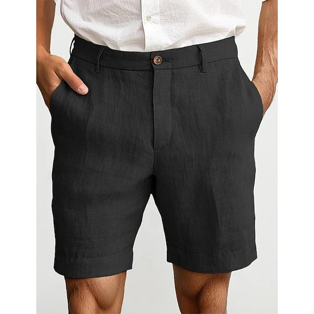 Herren Leinen-Shorts