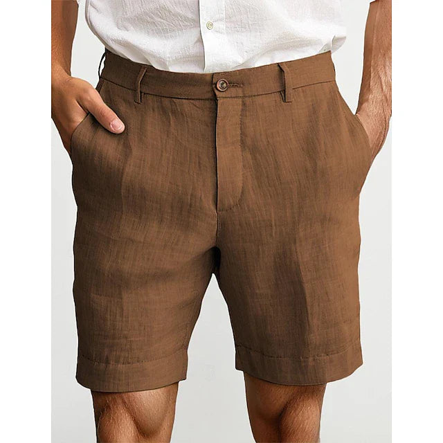 Herren Leinen-Shorts