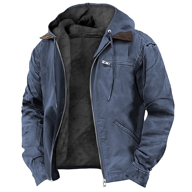 Herren Fleecegefütterte Outdoor Winterjacke