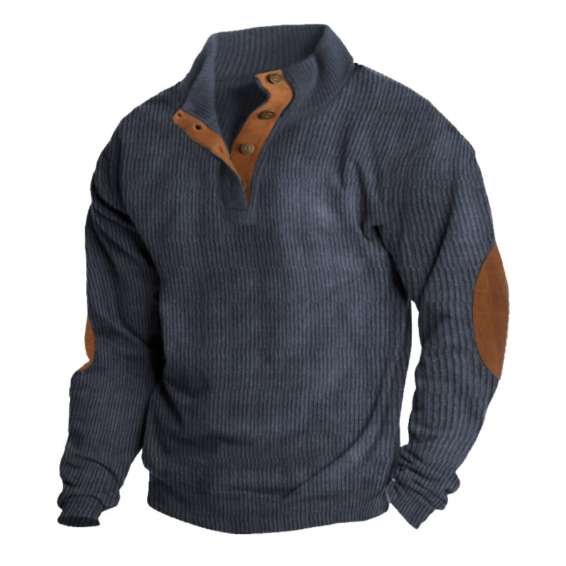 Herren Outdoor Pullover Mit Stehkragen